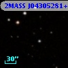 2MASS J04305281+2600158