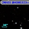 2MASS J04305323+2559147