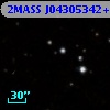 2MASS J04305342+2558136