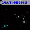 2MASS J04305413+2558304