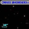 2MASS J04305693+2607580