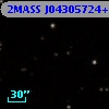 2MASS J04305724+2608010