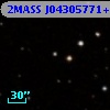 2MASS J04305771+2600514