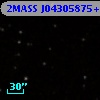 2MASS J04305875+2556234
