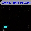 2MASS J04310119+2607353