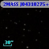 2MASS J04310275+2556548