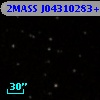 2MASS J04310283+2556351