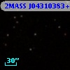 2MASS J04310383+2612113