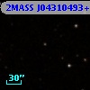 2MASS J04310493+2603387
