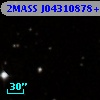 2MASS J04310878+2600015