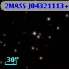 2MASS J04321113+2544409