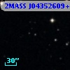 2MASS J04352609+2234050