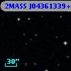 2MASS J04361339+2232206