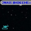 2MASS J04361345+2235209