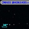 2MASS J04361435+2234054