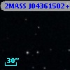 2MASS J04361502+2233471