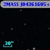 2MASS J04361605+2244167