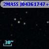 2MASS J04361747+2239135