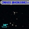 2MASS J04361802+2240269