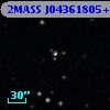 2MASS J04361805+2240357