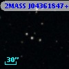 2MASS J04361847+2239308
