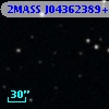 2MASS J04362389+2239094