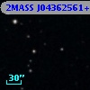 2MASS J04362561+2233328