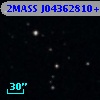 2MASS J04362810+2233488