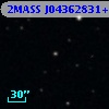 2MASS J04362831+2239140