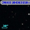 2MASS J04363150+2240097