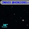 2MASS J04363385+2234558