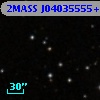 2MASS J04035555+2616532