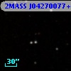 2MASS J04270077+2558370