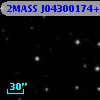 2MASS J04300174+2558401
