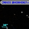 2MASS J04304367+2433033