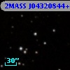 2MASS J04320844+2545183