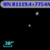WN B1119.4+7754A
