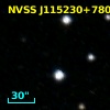 NVSS J115230+780628