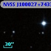 NVSS J100027+743303
