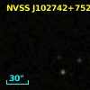 NVSS J102742+752856