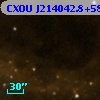 CXOU J214042.8+581601