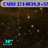CXOU J214038.9+581413