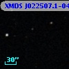 XMDS J022507.1-043405