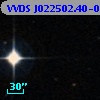 VVDS J022502.40-044432.8