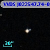 VVDS J022547.74-042244.7