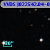 VVDS J022542.04-042202.0