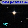 XMDS J022606.9-043316