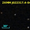 XMDS J022317.2-044035