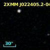 XMDS J022405.2-041611