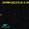XMDS J022516.5-040511